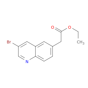 2-(3-溴喹啉-6-基)乙酸乙酯