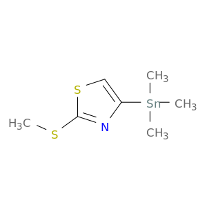 Thiazole, 2-(methylthio)-4-(trimethylstannyl)-