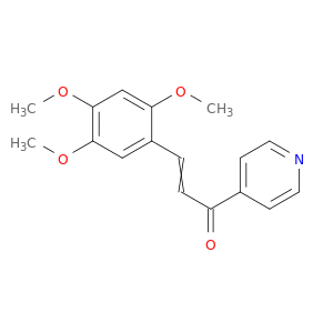 2-Propen-1-one, 1-(4-pyridinyl)-3-(2,4,5-trimethoxyphenyl)-