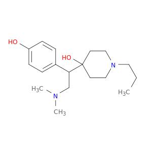 4-Piperidinol, 4-[2-(dimethylamino)-1-(4-hydroxyphenyl)ethyl]-1-propyl-