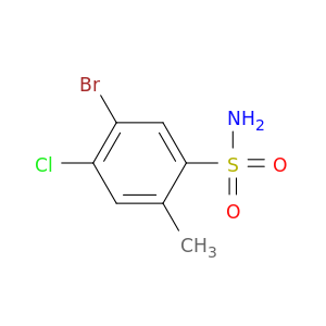 5-Bromo-4-chloro-2-methylbenzene-1-sulfonamide