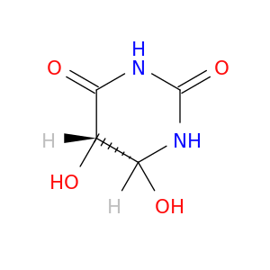 2,4(1H,3H)-Pyrimidinedione, dihydro-5,6-dihydroxy-, cis-