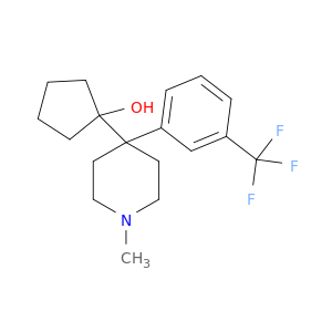 Cyclopentanol, 1-[1-methyl-4-[3-(trifluoromethyl)phenyl]-4-piperidinyl]-