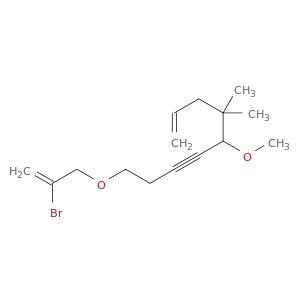 1-Nonen-6-yne, 9-[(2-bromo-2-propenyl)oxy]-5-methoxy-4,4-dimethyl-