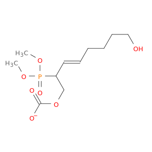 Carbonic acid, (2E)-1-(dimethoxyphosphinyl)-7-hydroxy-2-heptenylmethyl ester