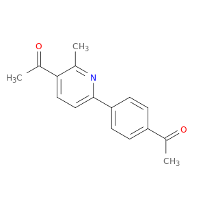 Ethanone, 1-[4-(5-acetyl-6-methyl-2-pyridinyl)phenyl]-