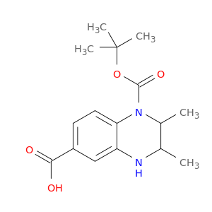 2,3-DIMETHYL-3,4-DIHYDRO-2H-QUINOXALINE-1,6-DICARBOXYLIC ACID 1-TERT-BUTYL ESTER