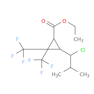 ETHYL 3-(1-CHLORO-2-METHYL-PROPYL)-2,2-BIS(TRIFLUOROMETHYL)CYCLOPROPANE-1-CARBOXYLATE