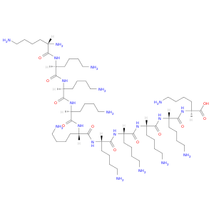 L-Lysine, L-lysyl-L-lysyl-L-lysyl-L-lysyl-L-lysyl-L-lysyl-L-lysyl-L-lysyl-L-lysyl-
