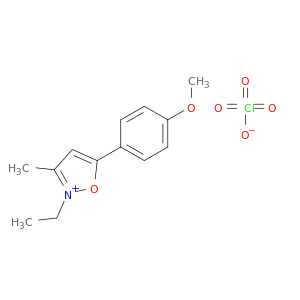 Isoxazolium, 2-ethyl-5-(4-methoxyphenyl)-3-methyl-, perchlorate
