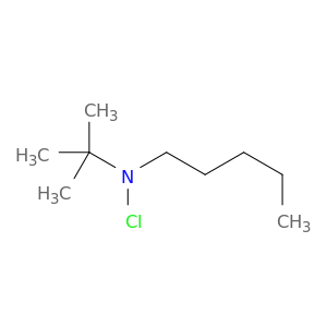 1-Pentanamine, N-chloro-N-(1,1-dimethylethyl)-