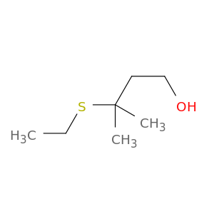 1-Butanol, 3-(ethylthio)-3-methyl-