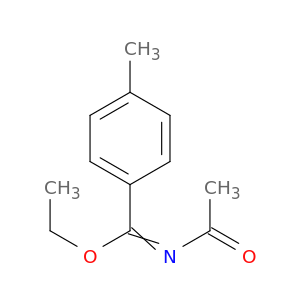 Benzenecarboximidic acid, N-acetyl-4-methyl-, ethyl ester