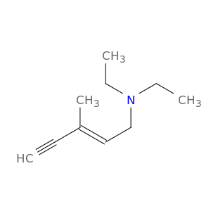 2-Penten-4-yn-1-amine, N,N-diethyl-3-methyl-, (E)-