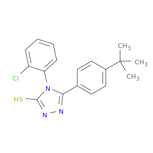 5-(4-叔丁基苯基)-4-(2-氯苯基)-4H-1,2,4-三唑-3-硫醇