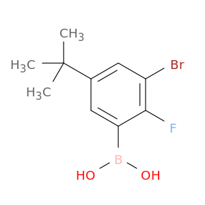 3-Bromo-5-t-butyl-2-fluorophenylboronic acid