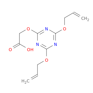 Acetic acid, [[4,6-bis(2-propenyloxy)-1,3,5-triazin-2-yl]oxy]-