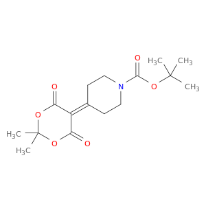 4-(2,2-二甲基-4,6-二氧杂-1,3-二氧戊环-5-亚甲基)哌啶-1-甲酸叔丁酯