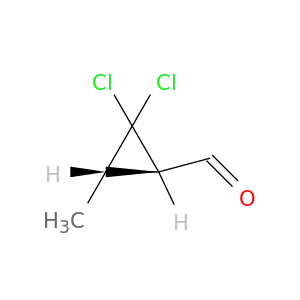 Cyclopropanecarboxaldehyde, 2,2-dichloro-3-methyl-, trans-