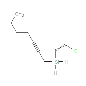 Silane, chloroethenyl-1-hexynylmethyl-