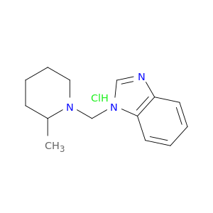 1-[(2-methylpiperidin-1-yl)methyl]-1h-benzimidazole hydrochloride(1:1)