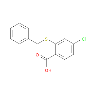 2-(Benzylthio)-4-chlorobenzoic acid