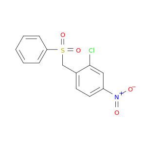 Benzene, 2-chloro-4-nitro-1-[(phenylsulfonyl)methyl]-