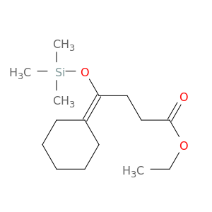Butanoic acid, 4-cyclohexylidene-4-[(trimethylsilyl)oxy]-, ethyl ester