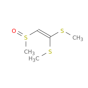 Ethene, 2-(methylsulfinyl)-1,1-bis(methylthio)-