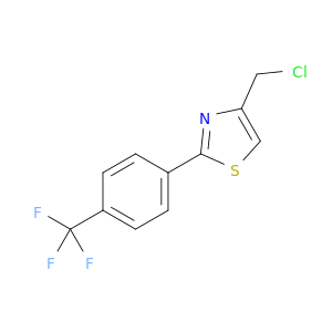 4-(氯甲基)-2-[4-(三氟甲基)苯基]噻唑