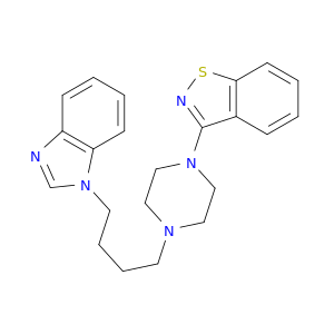 1,2-Benzisothiazole, 3-[4-[4-(1H-benzimidazol-1-yl)butyl]-1-piperazinyl]-