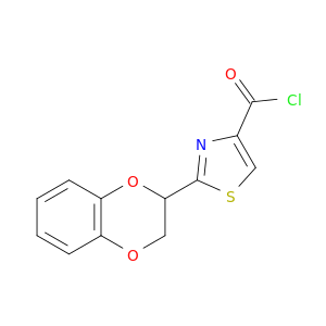2-(2,3-二氢-1,4-苯并二氧辛-2-基)-4-噻唑烷基氯酰氯