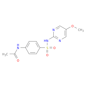Acetamide, N-[4-[[(5-methoxy-2-pyrimidinyl)amino]sulfonyl]phenyl]-