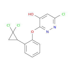 4-Pyridazinol, 6-chloro-3-[2-(2,2-dichlorocyclopropyl)phenoxy]-