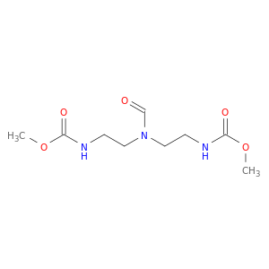 2-Oxa-4,7,10-triazaundecan-11-oic acid, 7-formyl-3-oxo-, methyl ester