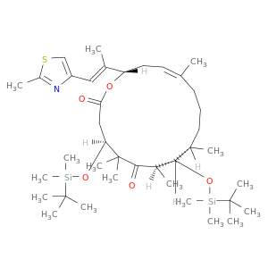 Oxacyclohexadec-13-ene-2,6-dione,4,8-bis[[(1,1-dimethylethyl)dimethylsilyl]oxy]-5,5,7,9,13-pentamethyl-16-[(1E)-1-methyl-2-(2-methyl-4-thiazolyl)ethenyl]-,(4S,7R,8S,9S,13Z,16S)-