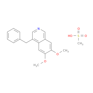 Isoquinoline, 6,7-dimethoxy-4-(phenylmethyl)-, methanesulfonate