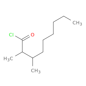 Nonanoyl chloride, 2,3-dimethyl-