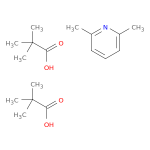 Propanoic acid, 2,2-dimethyl-, compd. with 2,6-dimethylpyridine (2:1)
