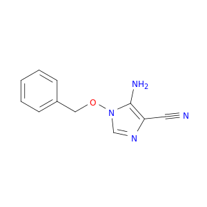 1H-Imidazole-4-carbonitrile, 5-amino-1-(phenylmethoxy)-