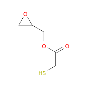 Acetic acid, mercapto-, oxiranylmethyl ester