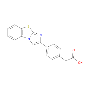 Benzeneacetic acid,4-imidazo[2,1-b]benzothiazol-2-yl-