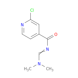 4-Pyridinecarboxamide, 2-chloro-N-[(dimethylamino)methylene]-