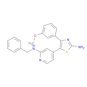 N-[4-[2-AMINO-4-(3-METHOXYPHENYL)-1,3-THIAZOL-5-YL]-2-PYRIDYL]-N-BENZYLAMINE