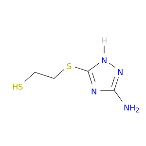 Ethanethiol, 2-[(5-amino-1H-1,2,4-triazol-3-yl)thio]-