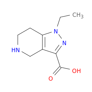 1H-吡唑[4,3-C]吡啶-3-羧酸,1-乙基-4,5,6,7-四氢-