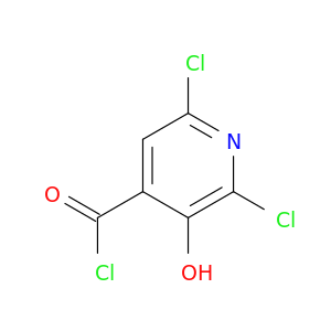 4-Pyridinecarbonyl chloride, 2,6-dichloro-3-hydroxy-