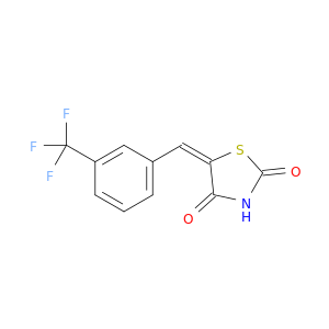 5-[[3-(三氟甲基)苯基]亚甲基]-2,4-噻唑烷二酮