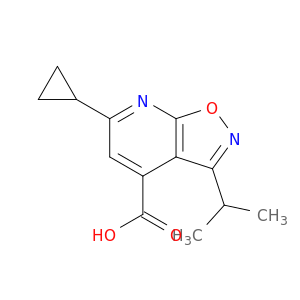 6-Cyclopropyl-3-(Propan-2-Yl)-[1,2]Oxazolo[5,4-B]Pyridine-4-Carboxylic Acid