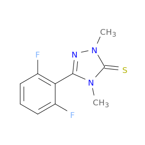 3H-1,2,4-Triazole-3-thione,5-(2,6-difluorophenyl)-2,4-dihydro-2,4-dimethyl-